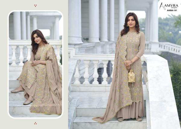 Amyra Aaina 9 Exclusive Wear Chinon Designer Salwar Kameez